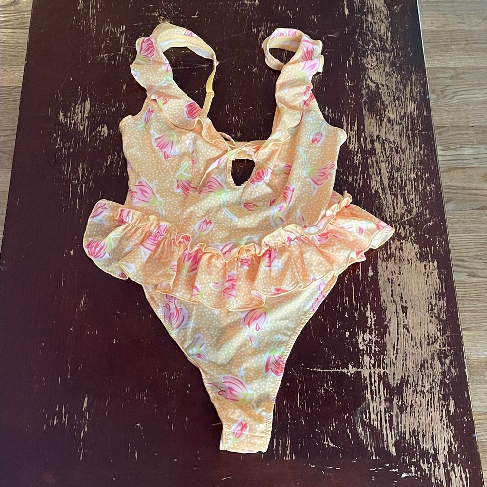 Karlie Rae x Mentionables Orange/Pink Teddy Medium NWOT